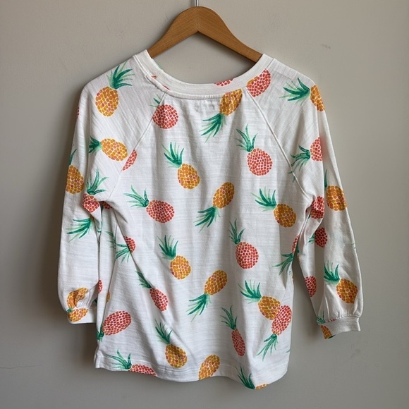 LOFT Pineapple Print Sweatshirt Size SMALL New - Picture 5 of 8